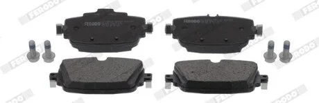 Комплект гальмівних колодок задн, AUDI A6 ALLROAD C8, A6 C8, A7, A8 D5, Q7, Q8, BENTLEY BENTAYGA 2.0-6.0 01.15- FERODO FDB5387