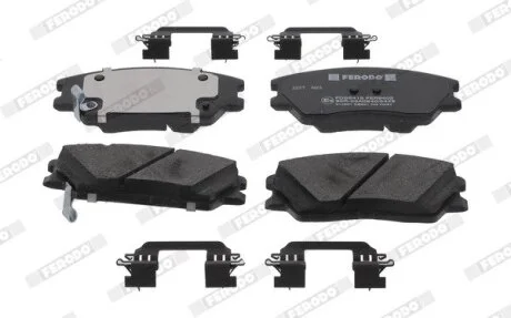 Колодки тормозные (передние) Kia Soul 1.6T-GDI 19- FERODO FDB5418 (фото 1)