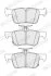 Колодки тормозные (задние) Honda Civic X 1.0-2.0 16- (Teves) Q+ FERODO FDB5421 (фото 2)
