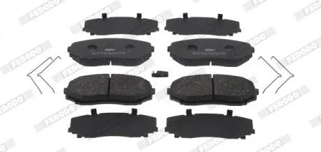 Колодки тормозные (передние) Mazda CX-7 06-14/CX-9/Ford USA Edge 06-/Mitsubishi L200/Pajero Sport 14 FERODO FDB5433 (фото 1)