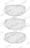 Колодки тормозные (задние) MB G-class (W463)/GLE-class (C167) 18- FERODO FDB5449 (фото 2)