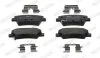 Комплект гальмівних колодок задн, KIA OPTIMA, SOUL II, SPORTAGE IV 1.6-Electric 02.14-09.22 FERODO FDB5450 (фото 1)