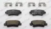 Комплект гальмівних колодок задн, KIA OPTIMA, SOUL II, SPORTAGE IV 1.6-Electric 02.14-09.22 FERODO FDB5450 (фото 3)