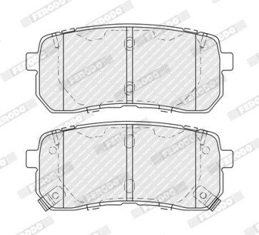 Колодки тормозные (задние) Hyundai H-1 07-/iX55 08-12/Kia Carnival 05-15/Sorento 15- (Mando) Q+ FERODO FDB5484 (фото 1)