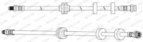 Шланг гальмівний FERODO FHY2771 (фото 1)