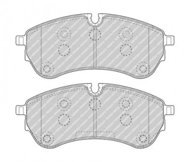 Тормозные колодки, дисковые FERODO FVR5067