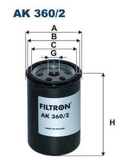Фильтр воздуха FILTRON AK 360/2 (фото 1)