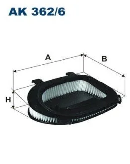 Фільтр повітря FILTRON AK 362/6