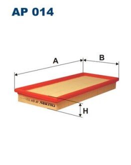 Фільтр повітряний FILTRON AP014 (фото 1)