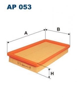 Фільтр повітряний FILTRON AP053