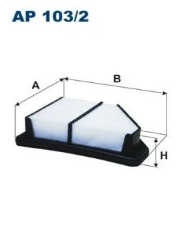 Фільтр повітря FILTRON AP 103/2
