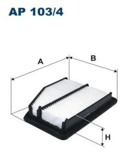 Фільтр повітря FILTRON AP 103/4