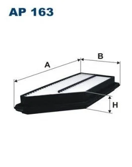 Фiльтр повiтряний FILTRON AP 163