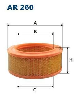 Фильтр воздуха FILTRON AR 260