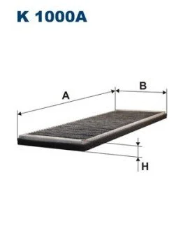 Фільтр салону FILTRON K 1000A