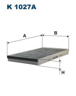 Фільтр, повітря у внутрішньому просторі FILTRON K1027A