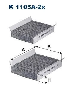 Фільтр салону FILTRON K 1105A-2X