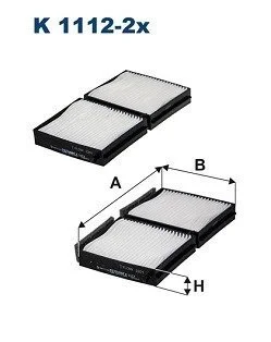 Фильтр салона FILTRON K 1112-2X