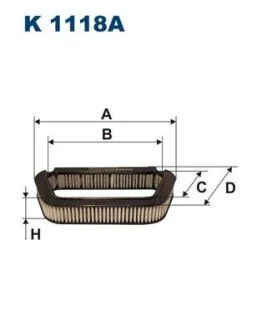 Фильтр салона FILTRON K 1118A