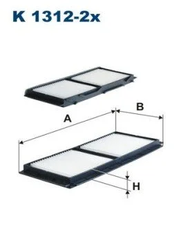 Фільтр салону FILTRON K 1312-2X
