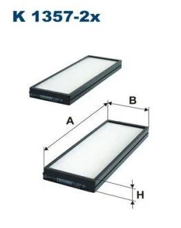 Фільтр салону FILTRON K 1357-2X
