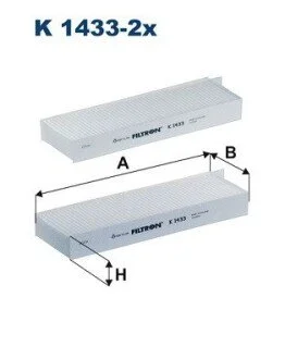 Фільтр салону FILTRON K 1433-2X