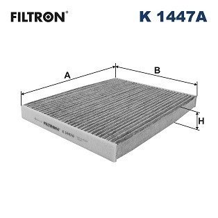 Фільтр салону із елементами активованого вугілля FILTRON K1447A (фото 1)