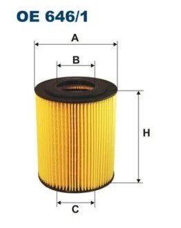 Фильтр масляный FILTRON OE 646/1 (фото 1)