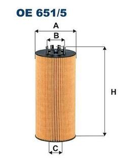 Фільтр масляний FILTRON OE 651/5