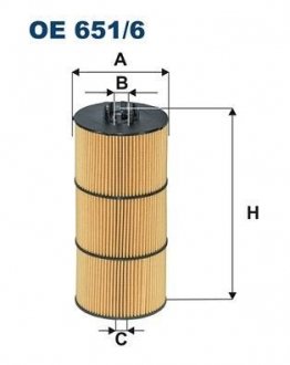 Фільтр масляний FILTRON OE6516