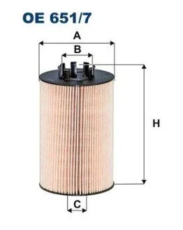 Фільтр масляний FILTRON OE651/7