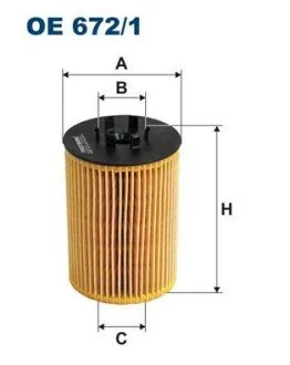 Фильтр масляный FILTRON OE 672/1