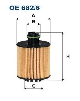 Фільтр масляний FILTRON OE682/6