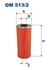 Фильтр масляный OM 513/2