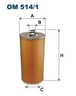 Фільтр масляний FILTRON OM 514/1