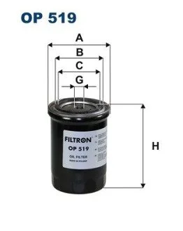 Фільтр масляний FILTRON OP 519