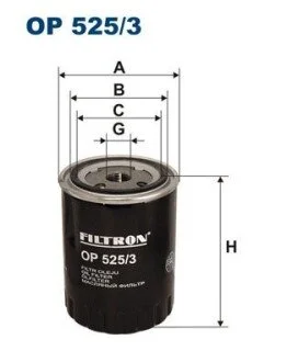 Масляный фильтр FILTRON OP 525/3