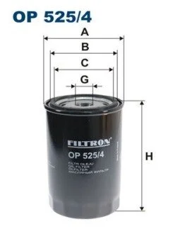 Масляный фильтр FILTRON OP 525/4
