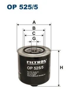 Фільтр масляний FILTRON OP 525/5