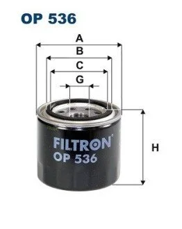 Фільтр масляний FILTRON OP 536