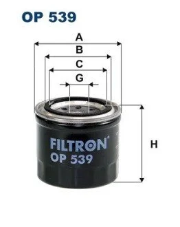 Фильтр масляный FILTRON OP 539