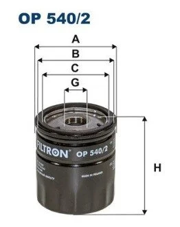 Фiльтр масляний FILTRON OP5402 (фото 1)