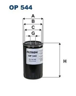 Фільтр масляний FILTRON OP 544