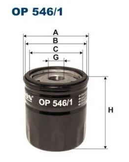 Фільтр масляний FILTRON OP 546/1