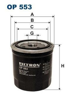 Фильтр масляный FILTRON OP 553