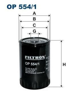 Фильтр масляный FILTRON OP 554/1