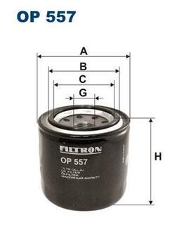 Масляный фильтр FILTRON OP 557 (фото 1)