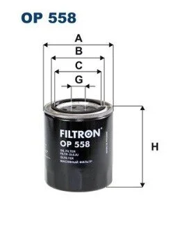 Фильтр масляный FILTRON OP 558