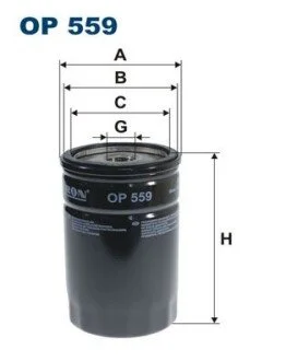 Фільтр масляний FILTRON OP 559