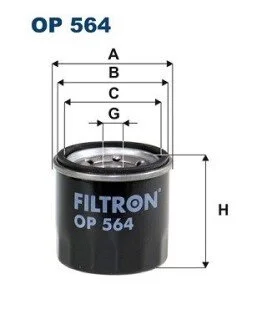 Фільтр масляний FILTRON OP 564